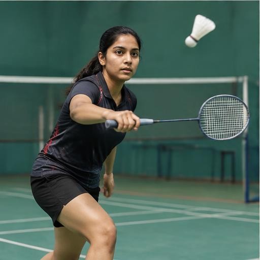Badminton (Men & Women) event illustration