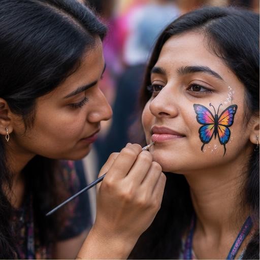 Face Painting event illustration
