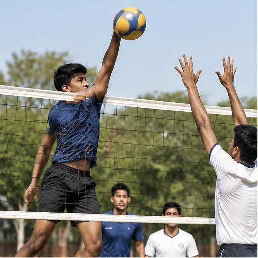 Volleyball event illustration